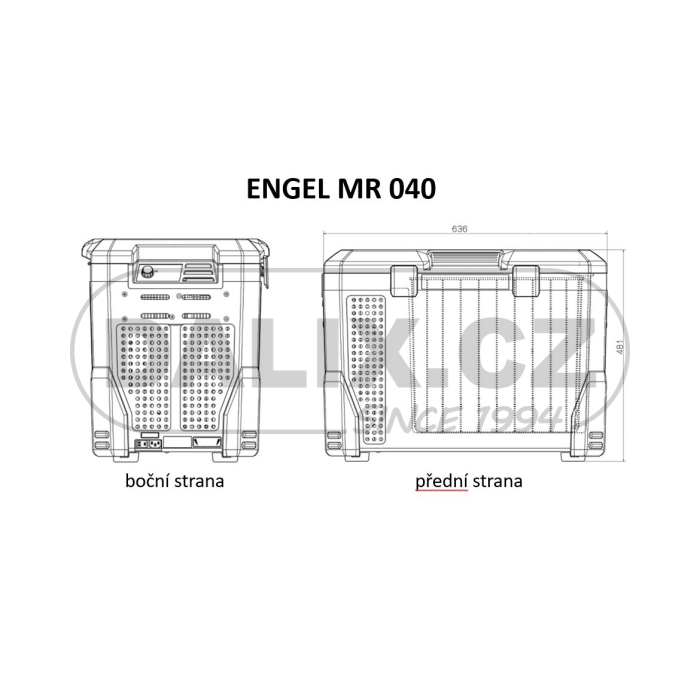 Kompresorová autochladnička / autolednice / automraznička ENGEL MR040F