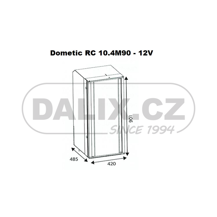 Vestavná mobilní kompresorová chladnička/mraznička Dometic RC 10.4M90 - 12V