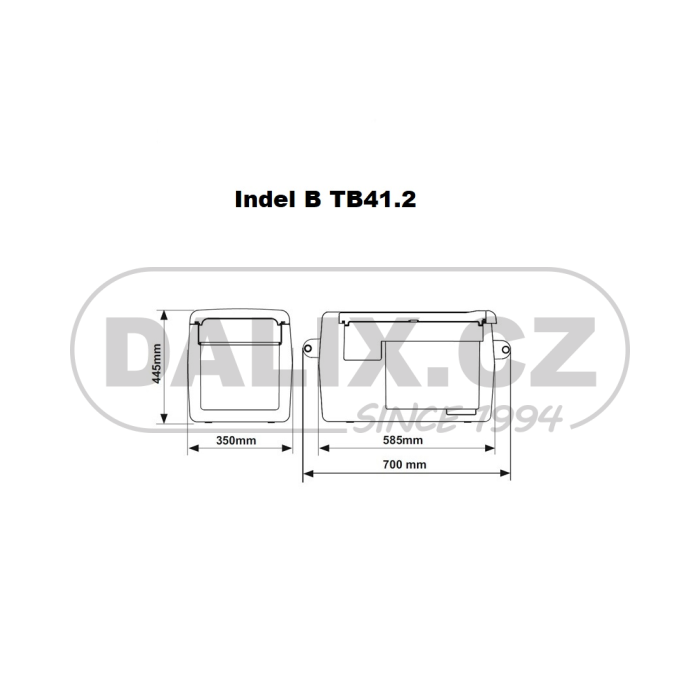 Kompresorová autochladnička / autolednice / automraznička Indel B TB41.2, 12/24V