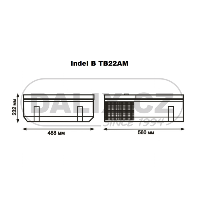 Kompresorová autochladnička / autolednice Indel B TB22AM, 12/24V