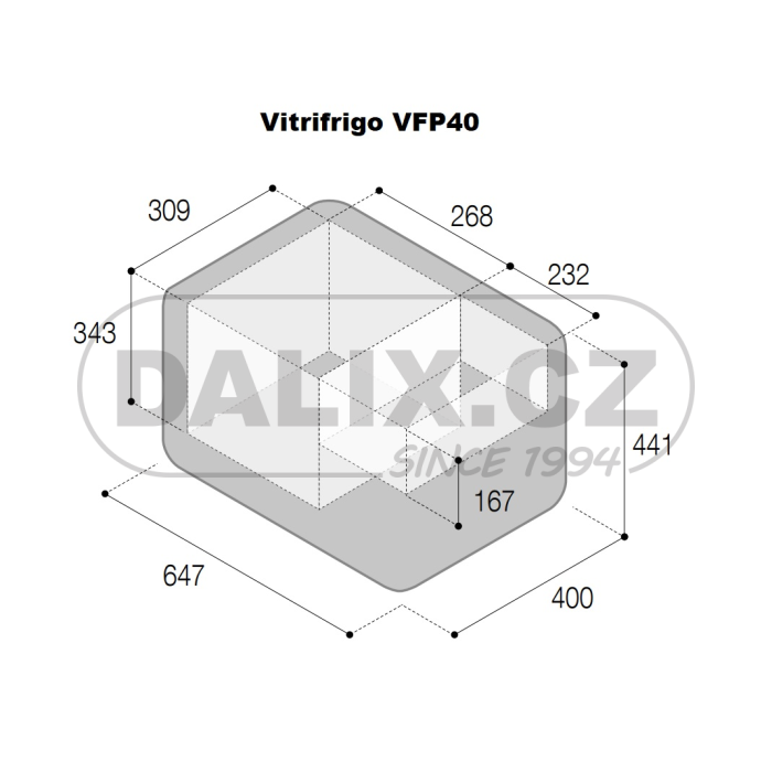 Kompresorová autochladnička / autolednice VITRIFRIGO VFP40