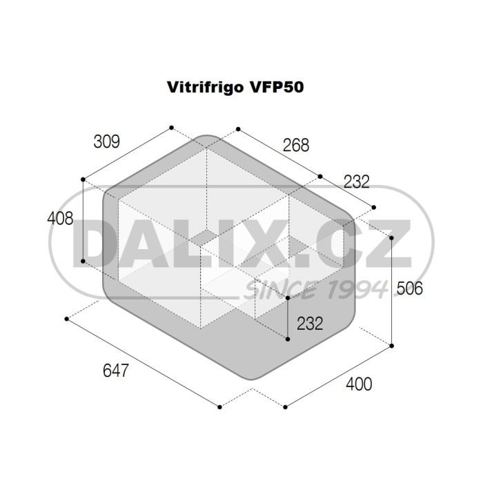 Kompresorová autochladnička / autolednice VITRIFRIGO VFP50